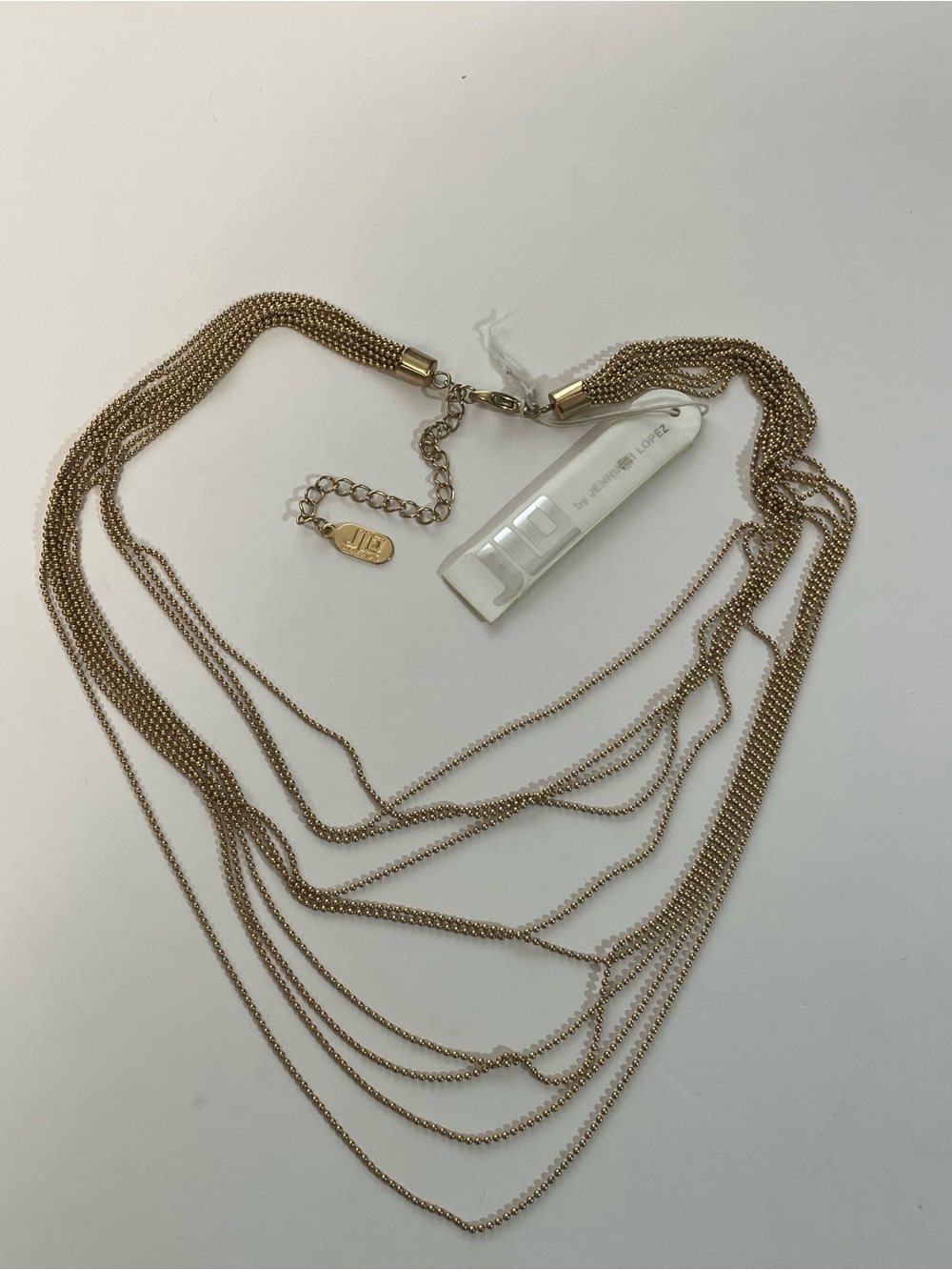 Vintage JLo by Jennifer Lopez Layered Gold-Tone Chain with extender Y2K 2000’s
